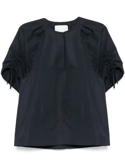 3.1 Phillip Lim Balloon Sleeves Top In Blue