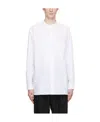 3.1 Phillip Lim Men's Band-collar Relaxed Sport Shirt In White