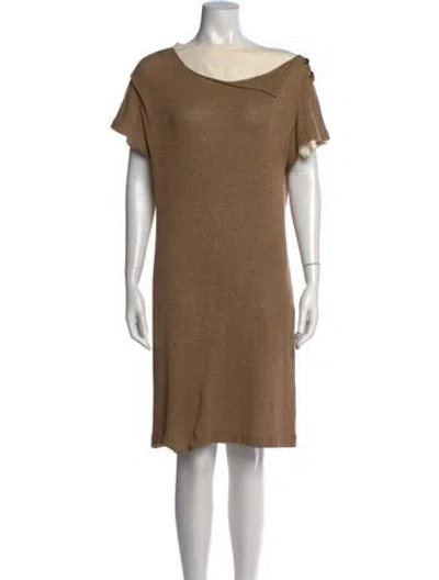 Pre-owned 3.1 Phillip Lim Bateau Neckline Mini Dress