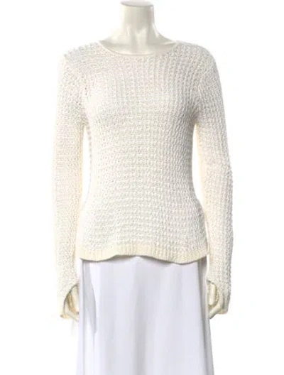 Pre-owned 3.1 Phillip Lim Bateau Neckline Sweater In Neutral