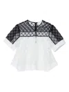 3.1 Phillip Lim Beaded Lace Top In White