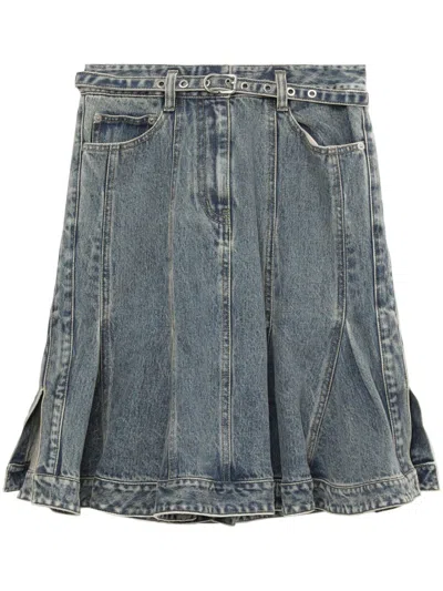 3.1 PHILLIP LIM BELTED DENIM SKIRT