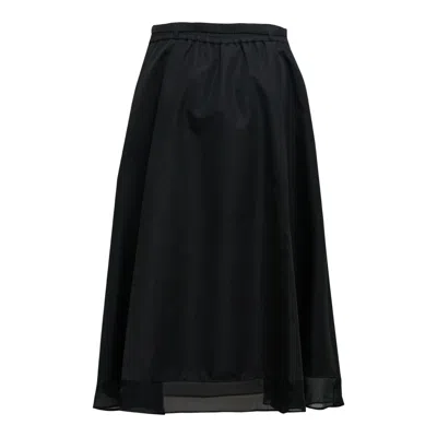 3.1 Phillip Lim Belted Midi Skirt In Black