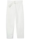 3.1 Phillip Lim Belted Tapered Trousers In White