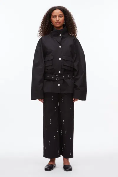 3.1 Phillip Lim Belted Utility Jacket In Black