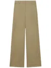3.1 Phillip Lim Belted Waist Tabs Straight-leg Trousers In Khaki