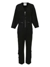 3.1 Phillip Lim Belted Zip-front Jumpsuit In Black