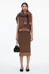 3.1 Phillip Lim Bi-color Knit Vest In Clay-blk