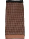 3.1 Phillip Lim Bi-color Knitted Skirt In Cl021 Clay-blk