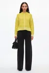 3.1 Phillip Lim Bi-color Pullover With Button Details In Lt Yellow-green