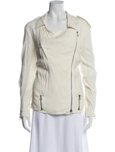Pre-owned 3.1 Phillip Lim Biker Jacket In Neutral