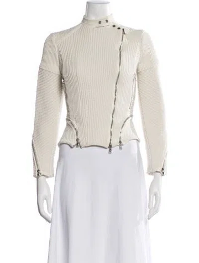 Pre-owned 3.1 Phillip Lim Biker Jacket In Neutral