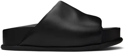 3.1 Phillip Lim Black Freida Sandals In Ba001 Black