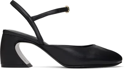 3.1 Phillip Lim Black Id Mary Jane Heels In Black Ba001