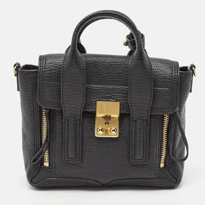 Pre-owned 3.1 Phillip Lim Black Leather Mini Pashli Satchel