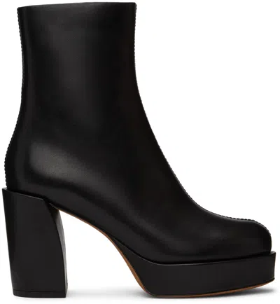 3.1 Phillip Lim Black Naomi Platform Boots In Black Ba001
