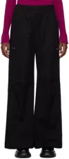 3.1 Phillip Lim Black Panama Trousers In Ba001 Black
