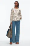 3.1 Phillip Lim Ruffled Floral-print Blouse In Multi