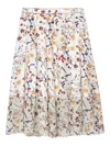 3.1 Phillip Lim Bliss Floral-print Pleated Skirt In Neutral