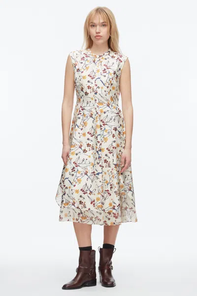 3.1 Phillip Lim Bliss Floral Sleeveless Dress In Multi