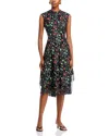 3.1 Phillip Lim Floral-pattern Sleeveless Midi Dress In Multi