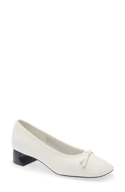 3.1 Phillip Lim Block Heel Ballerina Pump In Animal Print