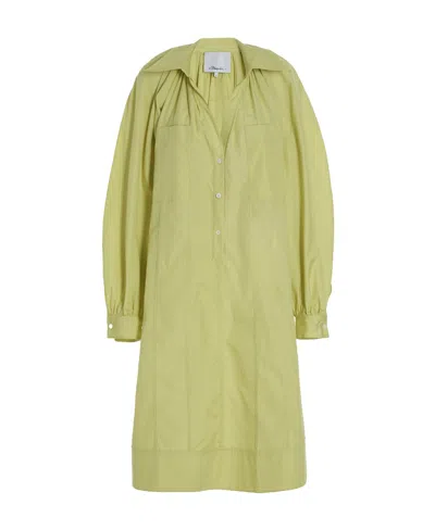 3.1 Phillip Lim Poplin Shirt Dress In Amarillo