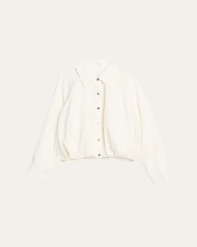 3.1 Phillip Lim Blouson Snap-front Jacket In White