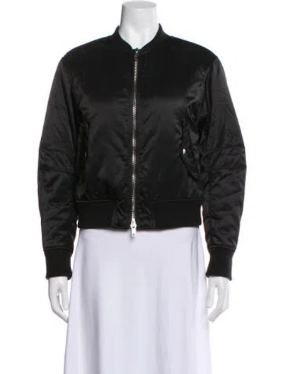 Pre-owned 3.1 Phillip Lim Bomber Jacket In Black