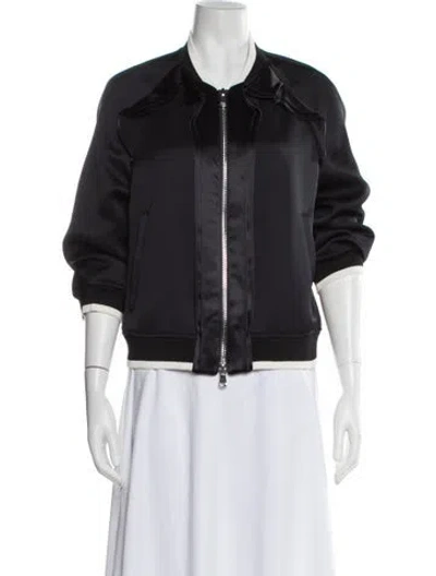 Pre-owned 3.1 Phillip Lim Bomber Jacket In Black