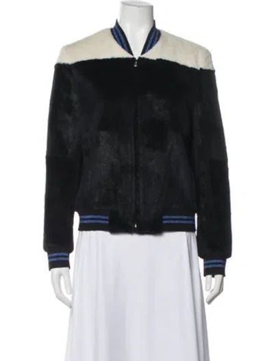 Pre-owned 3.1 Phillip Lim Bomber Jacket In Black