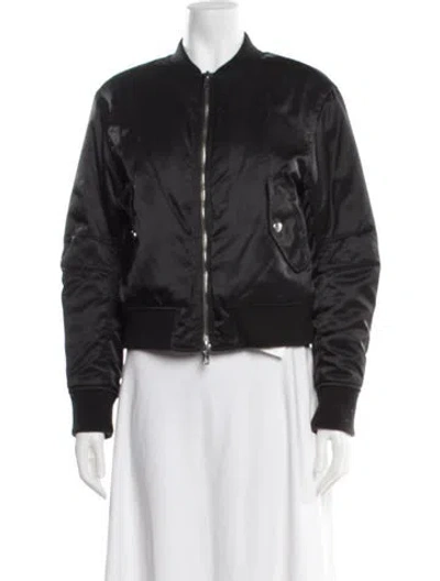 Pre-owned 3.1 Phillip Lim Bomber Jacket In Black