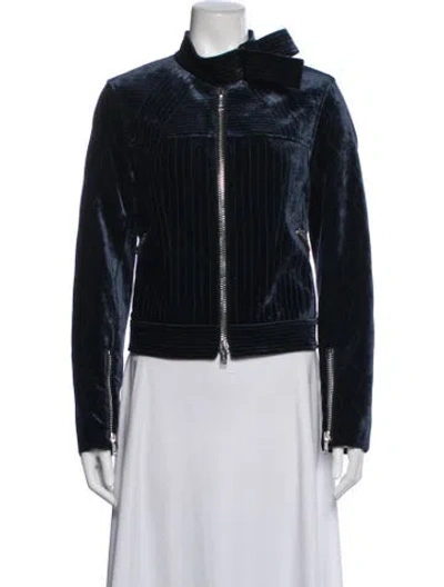Pre-owned 3.1 Phillip Lim Bomber Jacket In Blue