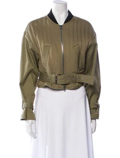 Pre-owned 3.1 Phillip Lim Bomber Jacket In Green