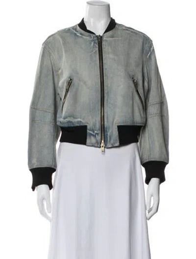 Pre-owned 3.1 Phillip Lim Bomber Jacket In Green
