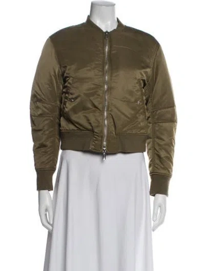 Pre-owned 3.1 Phillip Lim Bomber Jacket In Green