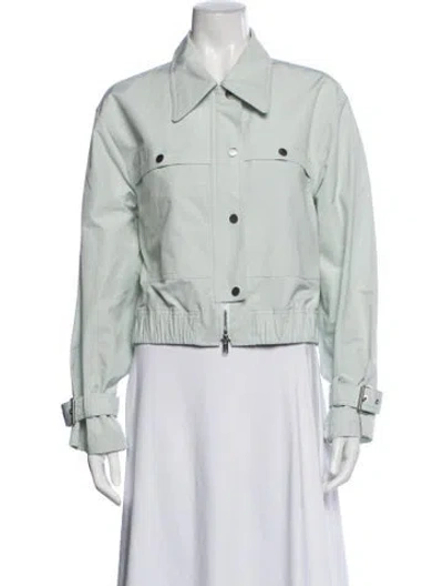 Pre-owned 3.1 Phillip Lim Bomber Jacket In Green