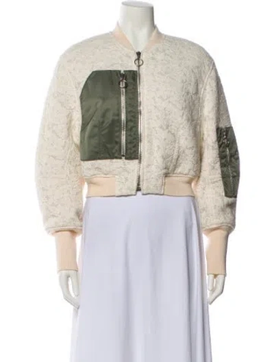 Pre-owned 3.1 Phillip Lim Bomber Jacket In Neutral