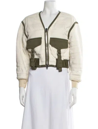 Pre-owned 3.1 Phillip Lim Bomber Jacket In Neutral