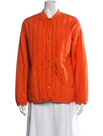 Pre-owned 3.1 Phillip Lim Bomber Jacket In Orange
