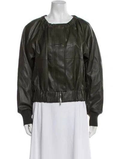 Pre-owned 3.1 Phillip Lim Bomber Jacket W/ Tags In Green