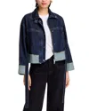 3.1 Phillip Lim Boxy Denim Jacket With Ties