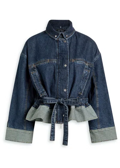 3.1 Phillip Lim Boxy Tie-waist Denim Jacket