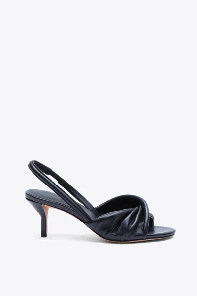 3.1 Phillip Lim Brigitte - 58mm Twisted Leather Heel In Black