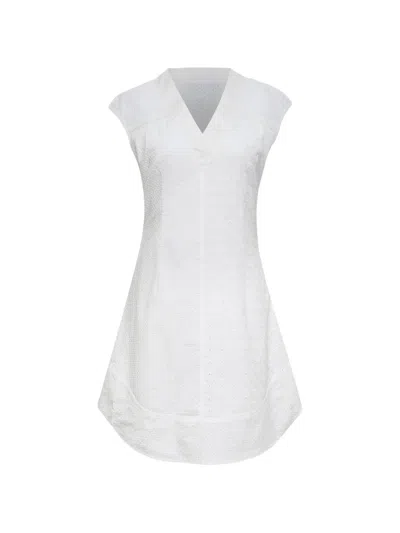 3.1 Phillip Lim Broderie Anglaise Patchwork Dress In White