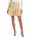 3.1 Phillip Lim Bubble Hem Mini Skirt In Brown