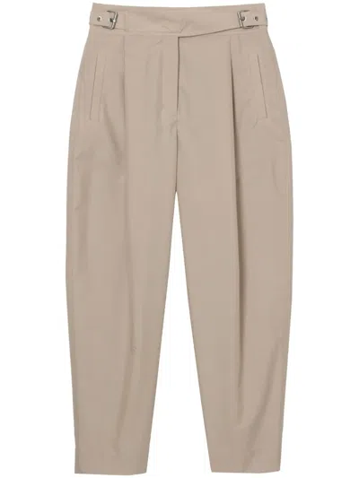3.1 Phillip Lim Buckled Tapered Trousers In 中性色