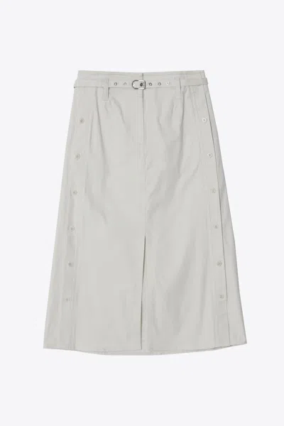 3.1 Phillip Lim Buttoned Side Utility Skirt In White
