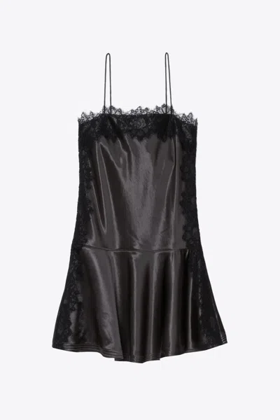 3.1 Phillip Lim Cami Mini Dress With Lace Trim In Yellow