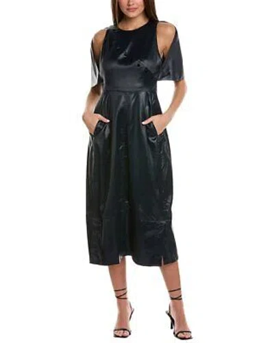 Pre-owned 3.1 Phillip Lim Cape Dress Women's In Blue